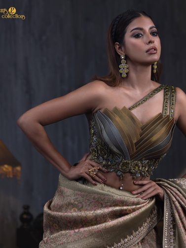 Meher Draped Saree Gown